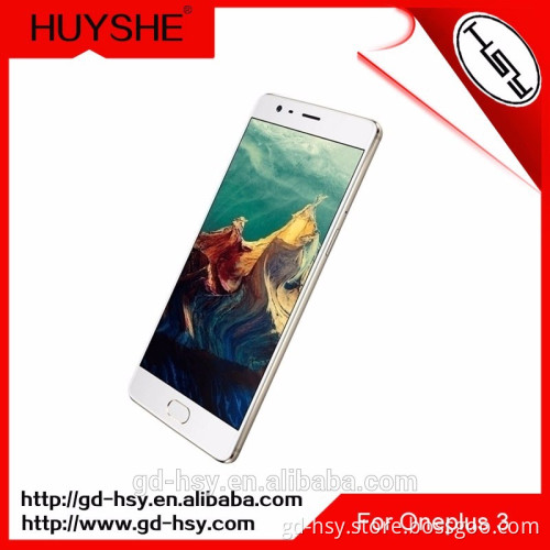 HUYSHE 2.5D full cover tempered glass for oneplus 3 screen protector with black and white colors